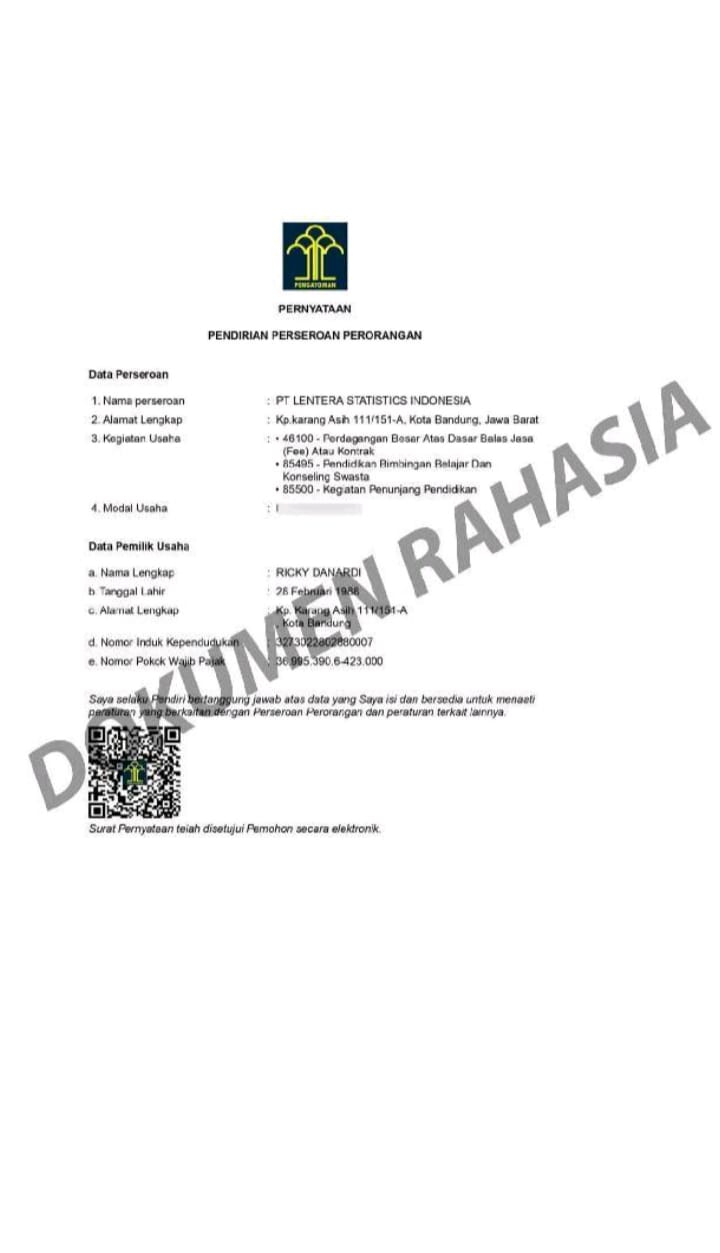 Sertifikat Legalitas